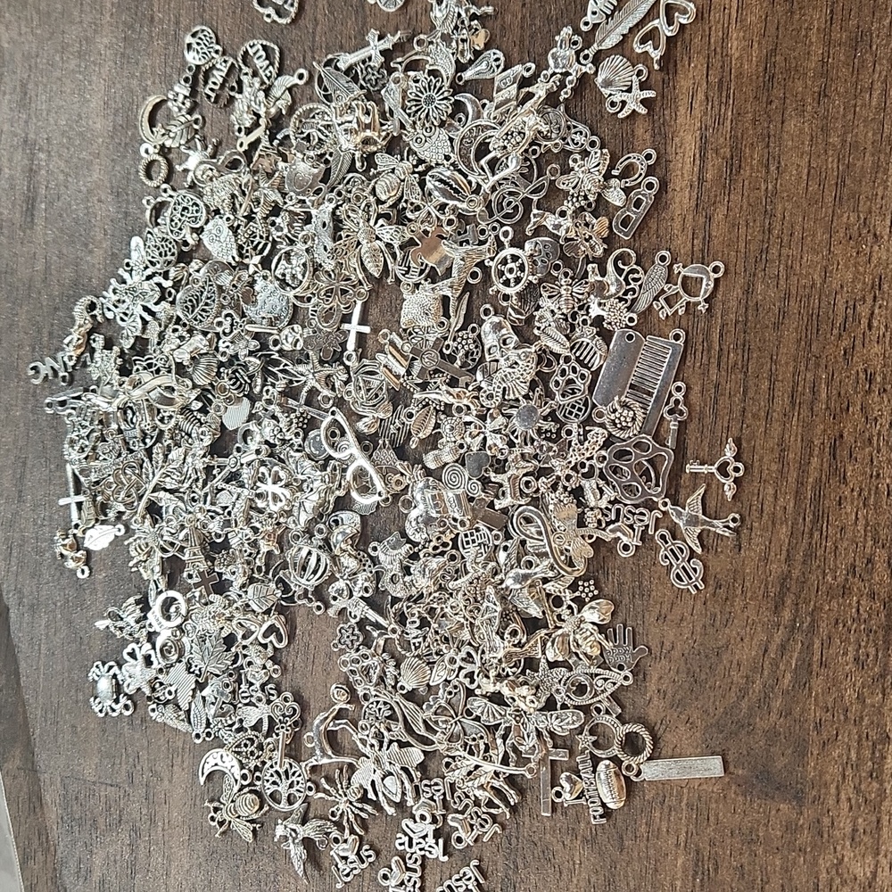 Silver Metal Charms Collection 300+